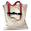 Canvas Tote with Contrasting Handles Thumbnail