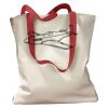 Canvas Tote with Contrasting Handles Thumbnail