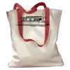 Canvas Tote with Contrasting Handles Thumbnail