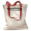 Canvas Tote with Contrasting Handles Thumbnail