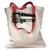 Canvas Tote with Contrasting Handles Thumbnail