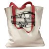 Canvas Tote with Contrasting Handles Thumbnail