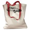 Canvas Tote with Contrasting Handles Thumbnail