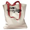 Canvas Tote with Contrasting Handles Thumbnail