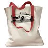 Canvas Tote with Contrasting Handles Thumbnail