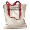 Canvas Tote with Contrasting Handles Thumbnail