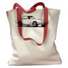 Canvas Tote with Contrasting Handles Thumbnail