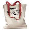 Canvas Tote with Contrasting Handles Thumbnail