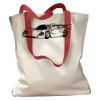 Canvas Tote with Contrasting Handles Thumbnail
