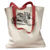 Canvas Tote with Contrasting Handles Thumbnail