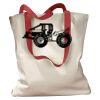 Canvas Tote with Contrasting Handles Thumbnail