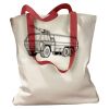 Canvas Tote with Contrasting Handles Thumbnail
