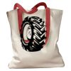 Canvas Tote with Contrasting Handles Thumbnail