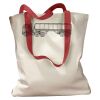 Canvas Tote with Contrasting Handles Thumbnail