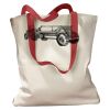 Canvas Tote with Contrasting Handles Thumbnail