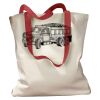 Canvas Tote with Contrasting Handles Thumbnail