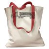 Canvas Tote with Contrasting Handles Thumbnail