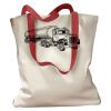 Canvas Tote with Contrasting Handles Thumbnail