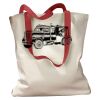 Canvas Tote with Contrasting Handles Thumbnail