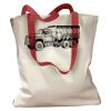 Canvas Tote with Contrasting Handles Thumbnail