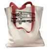 Canvas Tote with Contrasting Handles Thumbnail