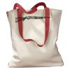 Canvas Tote with Contrasting Handles Thumbnail