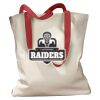 Canvas Tote with Contrasting Handles Thumbnail