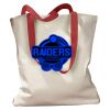 Canvas Tote with Contrasting Handles Thumbnail
