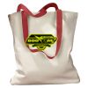 Canvas Tote with Contrasting Handles Thumbnail