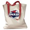Canvas Tote with Contrasting Handles Thumbnail