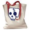 Canvas Tote with Contrasting Handles Thumbnail