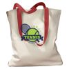 Canvas Tote with Contrasting Handles Thumbnail