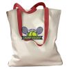 Canvas Tote with Contrasting Handles Thumbnail