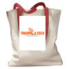 Canvas Tote with Contrasting Handles Thumbnail