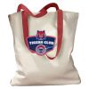 Canvas Tote with Contrasting Handles Thumbnail