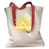 Canvas Tote with Contrasting Handles Thumbnail