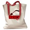 Canvas Tote with Contrasting Handles Thumbnail