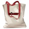 Canvas Tote with Contrasting Handles Thumbnail
