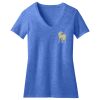 Women's Perfect Blend ® CVC V Neck Tee Thumbnail
