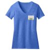 Women's Perfect Blend ® CVC V Neck Tee Thumbnail