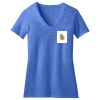 Women's Perfect Blend ® CVC V Neck Tee Thumbnail