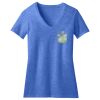 Women's Perfect Blend ® CVC V Neck Tee Thumbnail