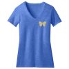 Women's Perfect Blend ® CVC V Neck Tee Thumbnail