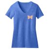 Women's Perfect Blend ® CVC V Neck Tee Thumbnail
