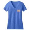 Women's Perfect Blend ® CVC V Neck Tee Thumbnail