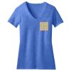 Women's Perfect Blend ® CVC V Neck Tee Thumbnail