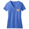 Women's Perfect Blend ® CVC V Neck Tee Thumbnail