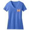 Women's Perfect Blend ® CVC V Neck Tee Thumbnail