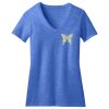 Women's Perfect Blend ® CVC V Neck Tee Thumbnail
