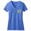 Women's Perfect Blend ® CVC V Neck Tee Thumbnail